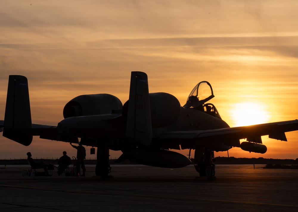 A-10 Thunderbolt II arrive in the U.S. Central Command AOR