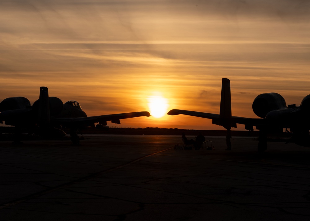 A-10 Thunderbolt II arrive in the U.S. Central Command AOR