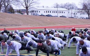 Wounded Warrior Regiment and the FBI National Academy conduct joint physical training event, build camaraderie.