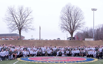 Wounded Warrior Regiment and the FBI National Academy conduct joint physical training event, build camaraderie.