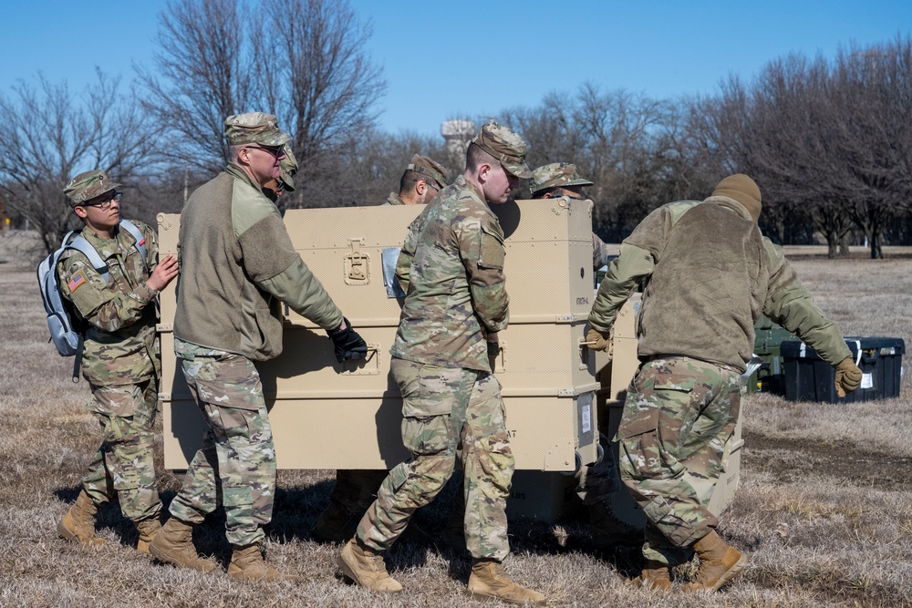 451st ESC HHC Training at McConnell