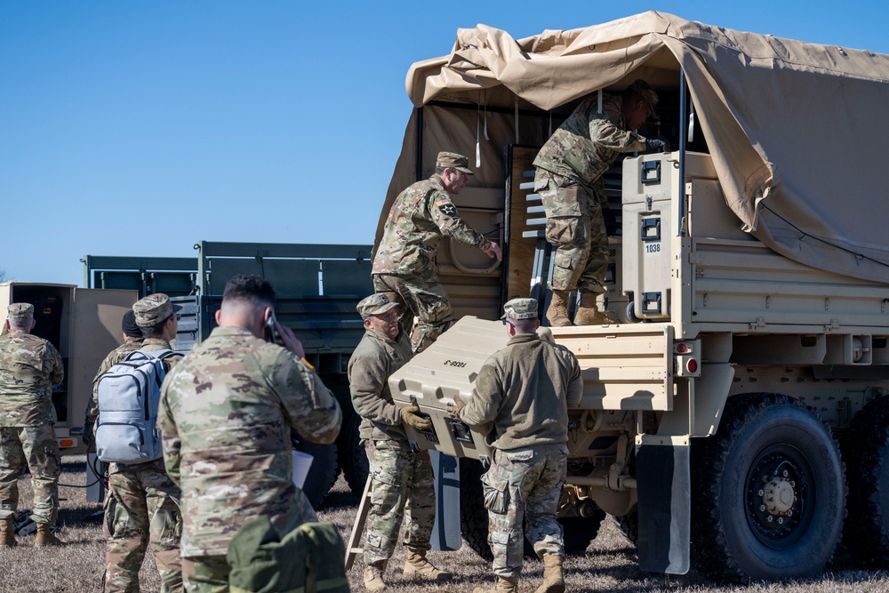 451st ESC HHC Training at McConnell