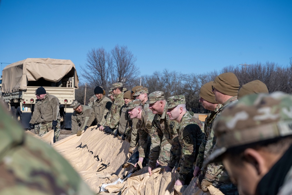 451st ESC HHC Training at McConnell