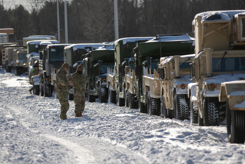 10th Mountain Division readies gear and supplies for upcoming mission in support of NORTHCOM