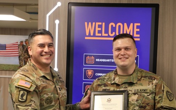 Promotion Ceremony of SSG Devin M. Smith