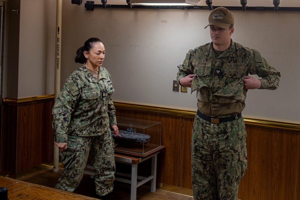 Ike Conducts Petty Officer of the Quarter Boards