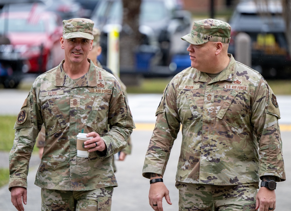 Chief Master Sgt. of the Air Force David Flosi Engages Airmen at Homestead ARB on Readiness and Great Power Competition