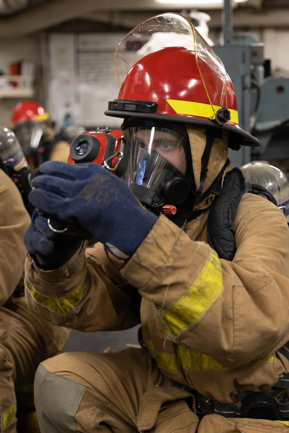 USS Wasp Conducts Damage Control Drill