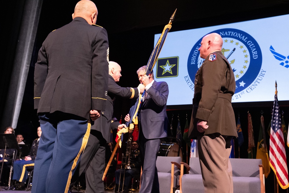 Rhode Island TAG Change of Command Ceremony