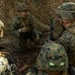 U.S. Marines with the 2nd MAW Band hold security force training