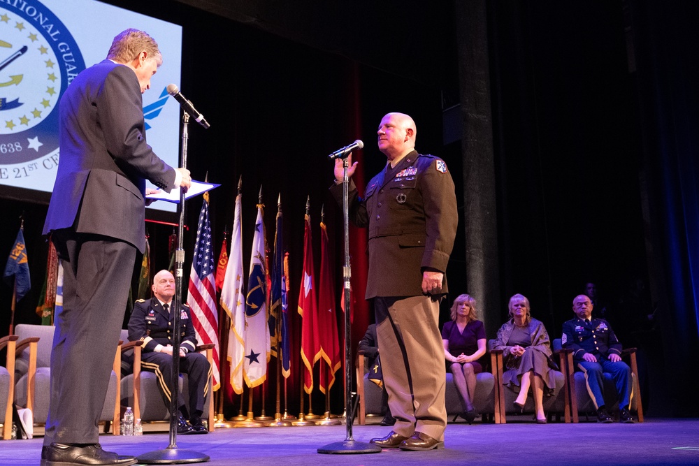 Rhode Island TAG Change of Command Ceremony