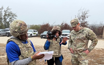 Media Personnel from KCEN Channel 6 News Attend Law Enforcement Weapons Training and Qualification with Law Enforcement Activity on Fort Cavazos