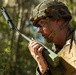 U.S. Marines with the 2nd MAW Band hold security force training