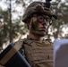 U.S. Marines with the 2nd MAW Band hold security force training