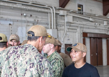U.S. Naval Forces Southern Command/U.S. 4th Fleet Commander visits USS St. Louis and Naval Station Guantanamo Bay Sailors