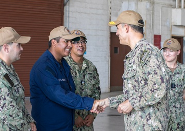 U.S. Naval Forces Southern Command/U.S. 4th Fleet Commander visits USS St. Louis and Naval Station Guantanamo Bay Sailors