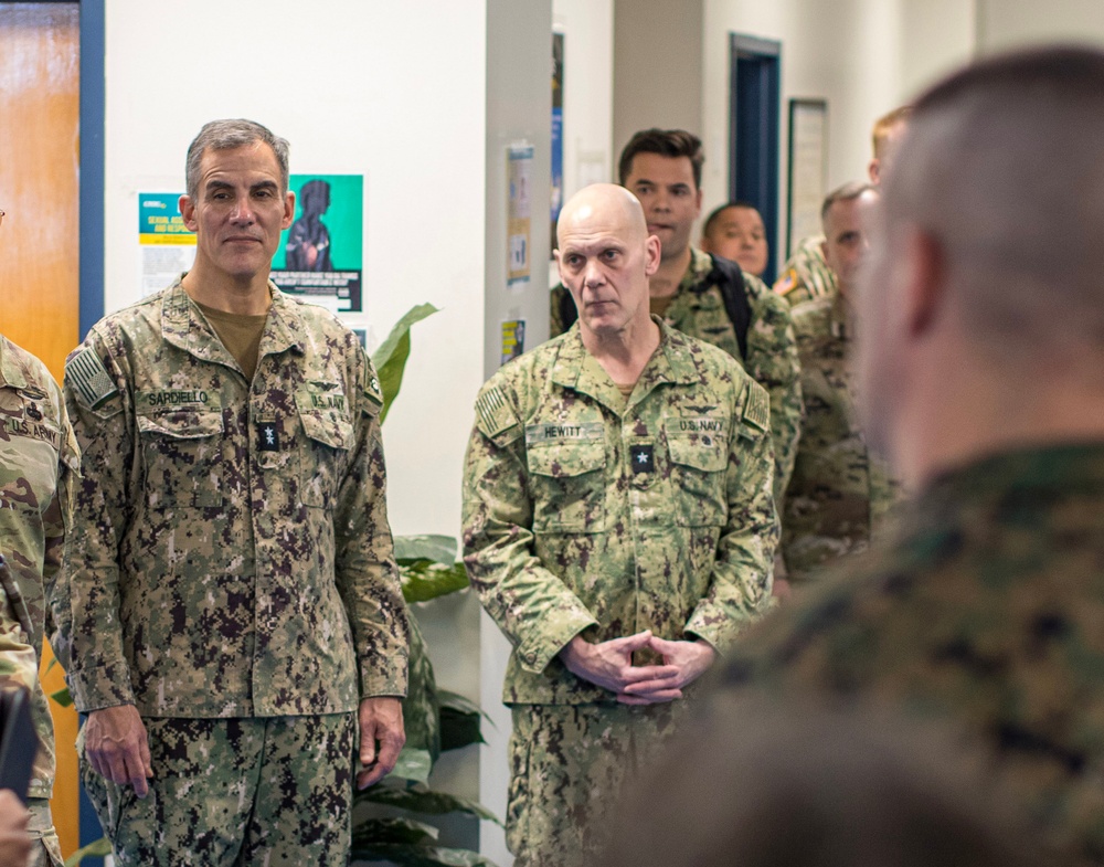 U.S. Naval Forces Southern Command/U.S. 4th Fleet Commander visits USS St. Louis and Naval Station Guantanamo Bay Sailors