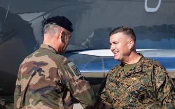 French Army Chief of Staff Visits I MEF