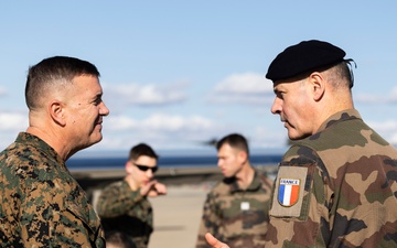 French Army Chief of Staff Visits I MEF