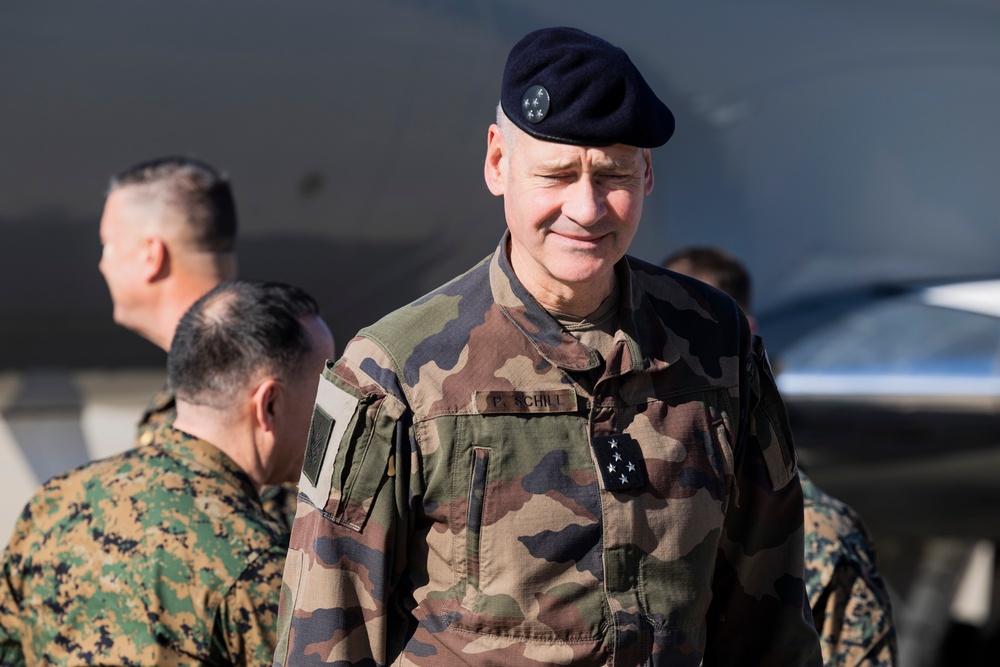 French Army Chief of Staff Visits I MEF