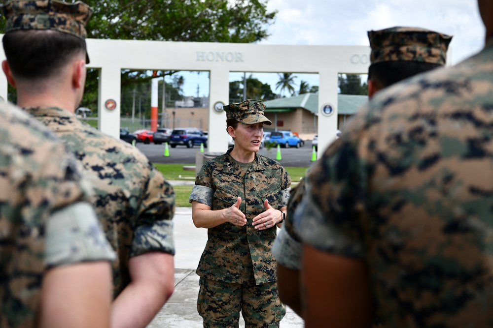 Maj. Gen. Valerie A. Jackson conducts Town hall in Puerto Rico