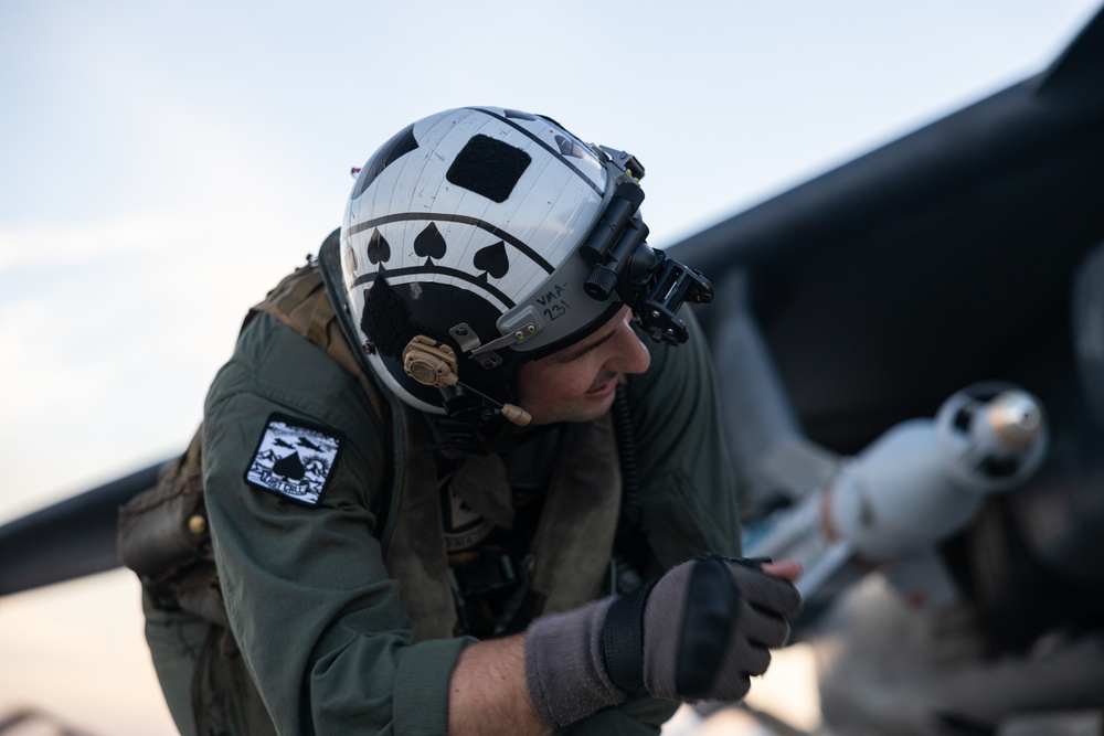 U.S. Marines with VMA-231 conduct flight operations at NAF El Centro