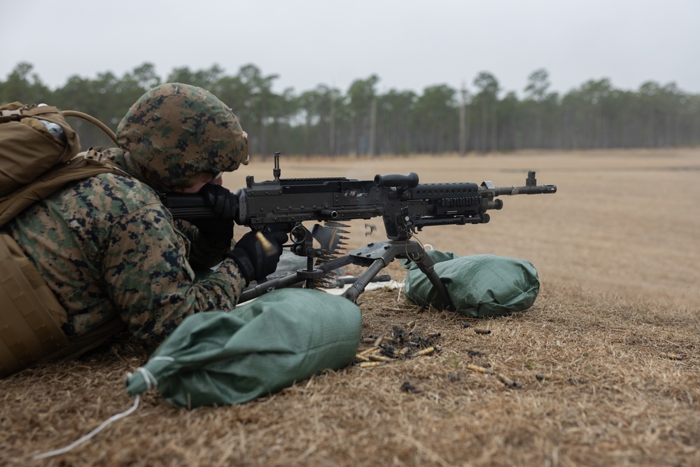 2nd CRR Conducts Live-Fire Machine Gun Range