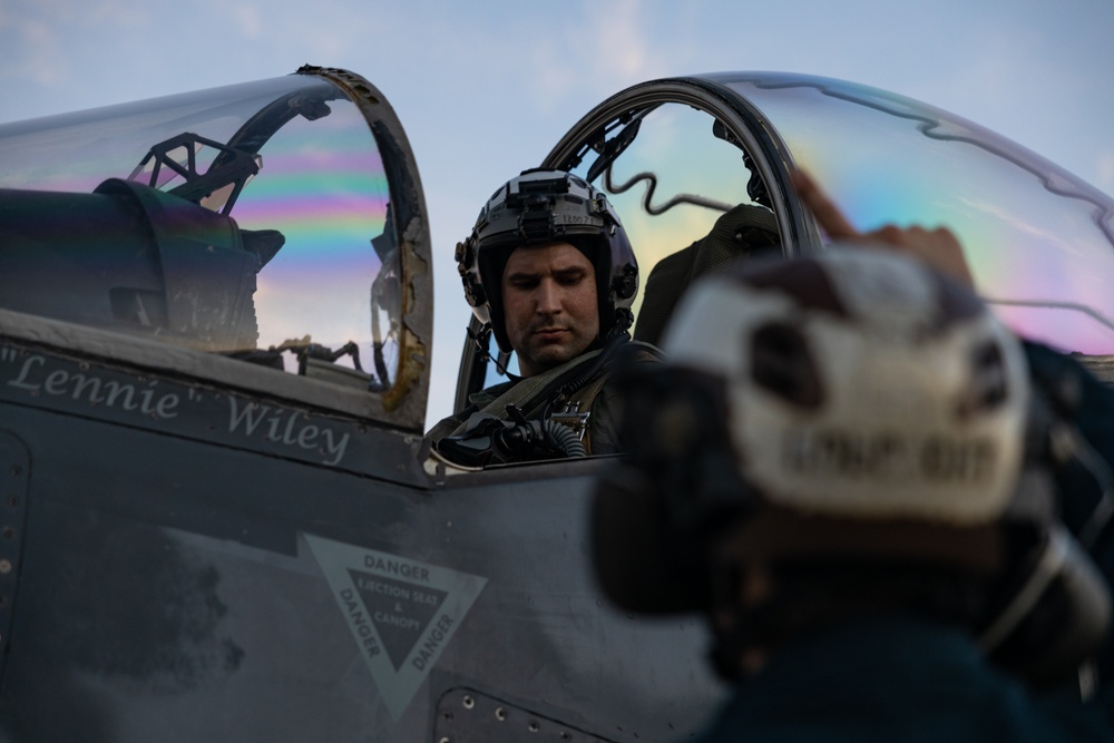 U.S. Marines with VMA-231 conduct flight operations at NAF El Centro