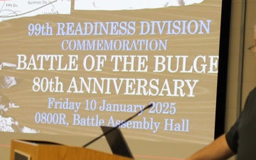 Army Reserve division commemorates 80th anniversary of Battle of the Bulge