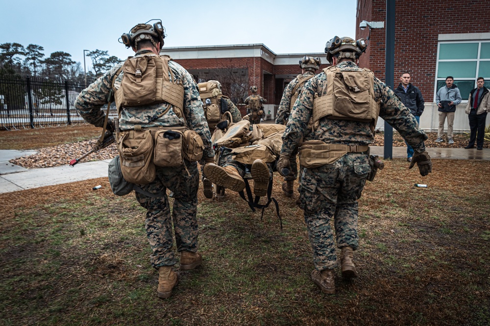 26th MEU | V 2/2 conducts Embassy Reinforcement Training