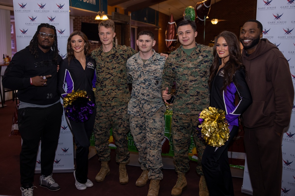 NFL Athletes Visit Quantico