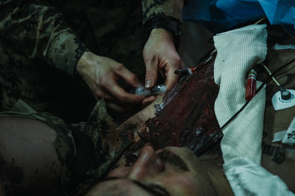 26th MEU Mass Casualty Drill on Camp Davis