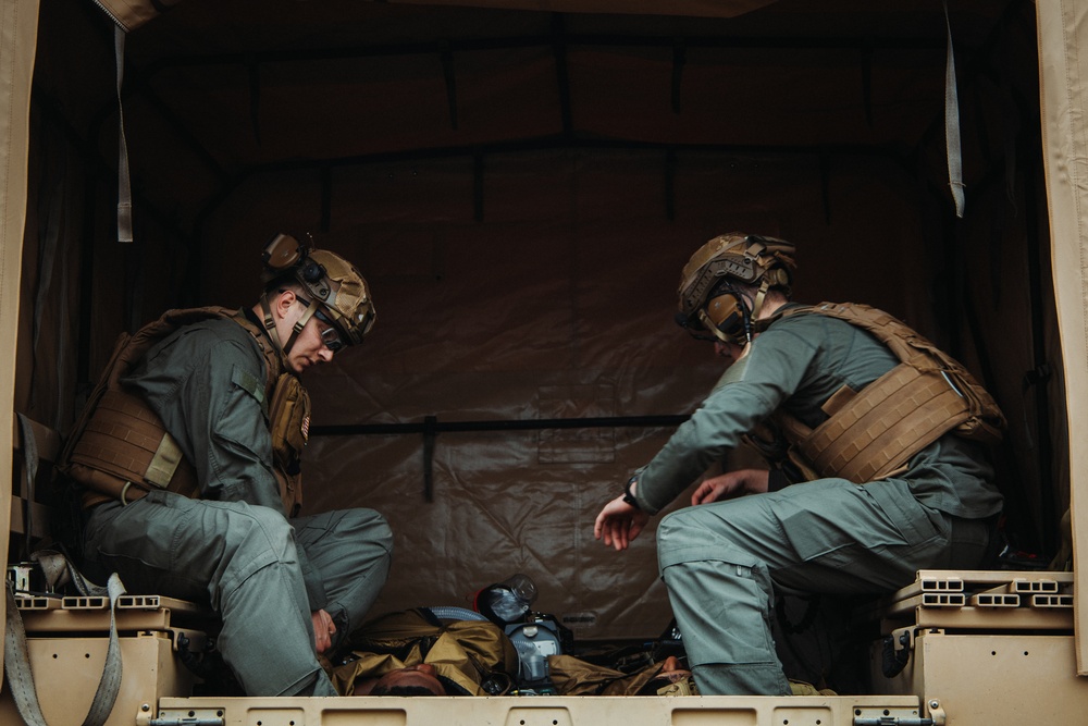 26th MEU Mass Casualty Drill on Camp Davis