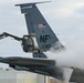 914th ARW maintenance squadron member de-ices a KC-135 Stratotanker