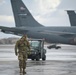 914th ARW maintenance squadron member prepares KC-135 for flight