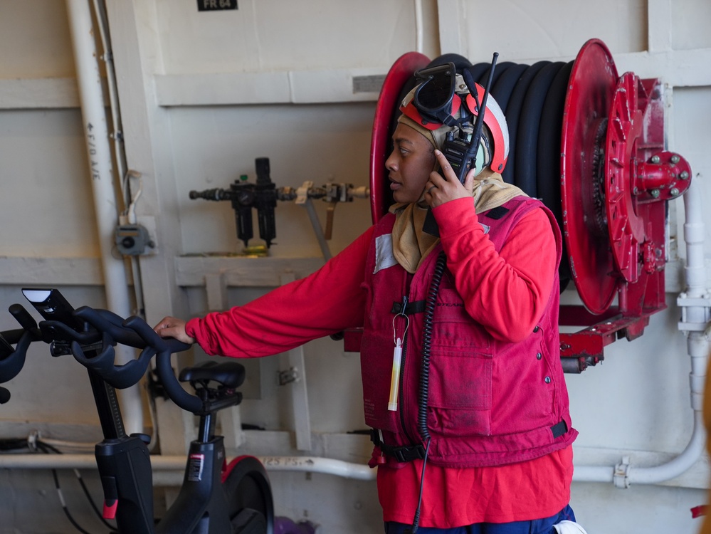 Coast Guard Cutter Midgett conducts helicopter operations