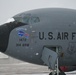 KC-135 sits on a snowy flightline in Niagara Falls