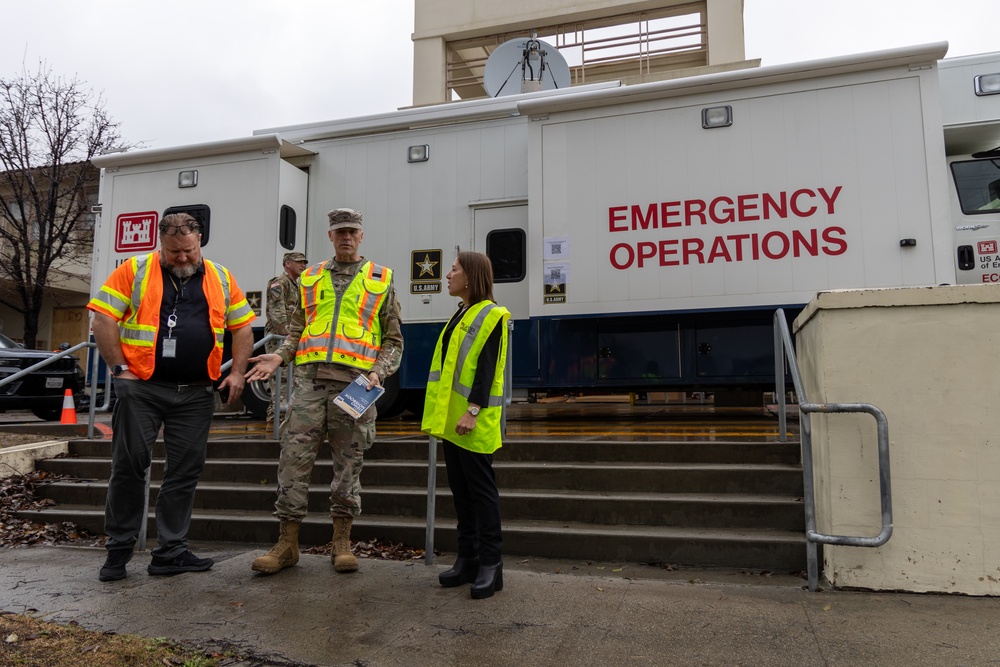 U.S. Army Corps of Engineers Leadership Briefing at Emergency Operations Hub