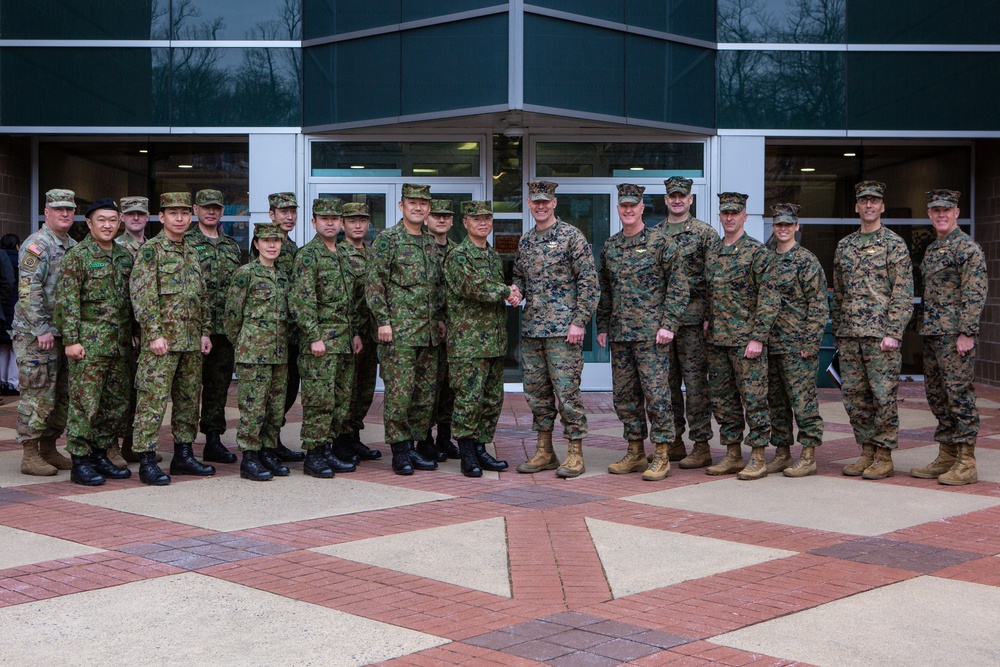 Japan Ground Self-Defense Force officials visit Manpower and Reserve Affairs, discuss innovative manpower efforts