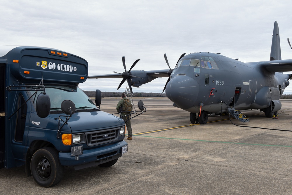 189th Airlift Wing Takes Its First Flight In C-130J