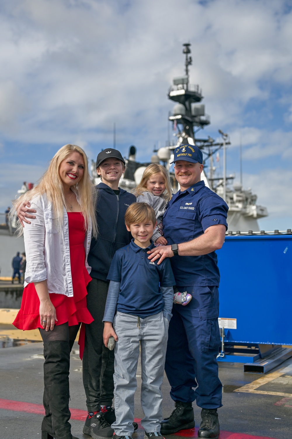 Coast Guard national security cutter returns to California from 130-day Bering Sea patrol