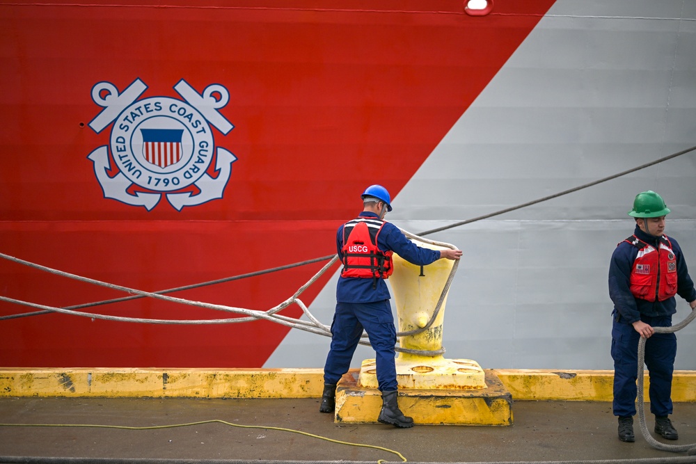 Coast Guard national security cutter returns to California from 130-day Bering Sea patrol