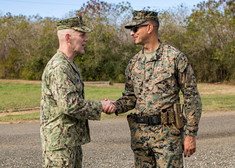 USNAVSO, NSRE Visits MCSFCO in NSGB