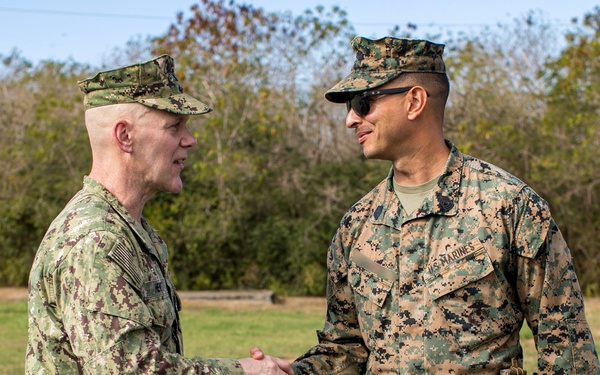USNAVSO, NSRE Visits MCSFCO in NSGB