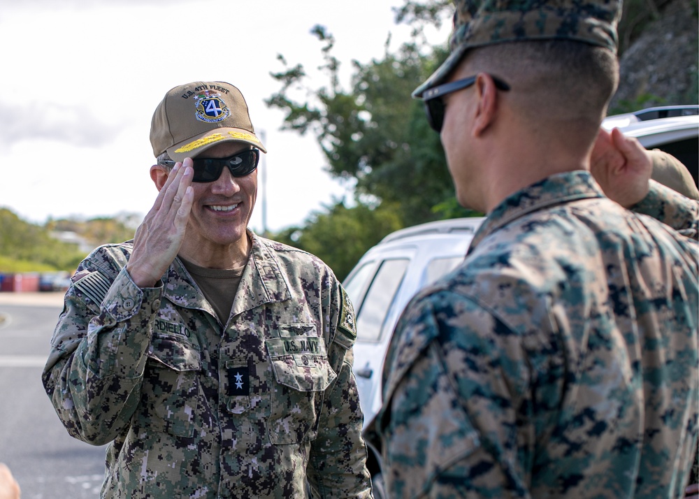 USNAVSO, NSRE Visits MCSFCO in NSGB