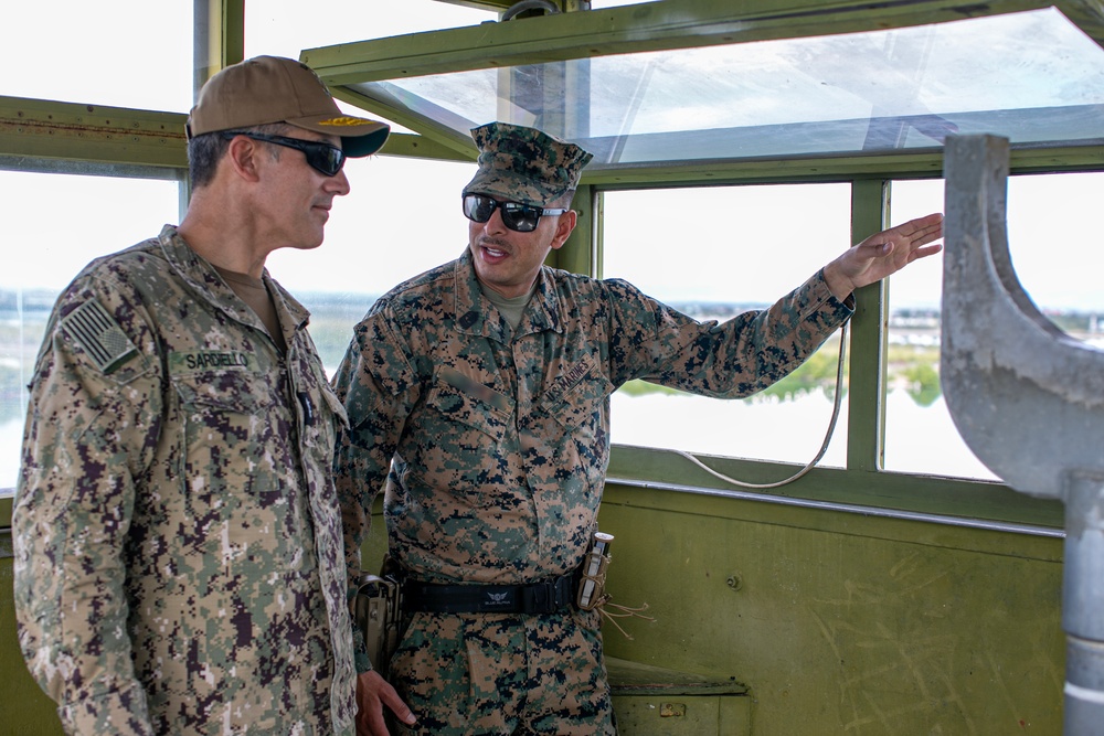 USNAVSO, NSRE Visits MCSFCO in NSGB