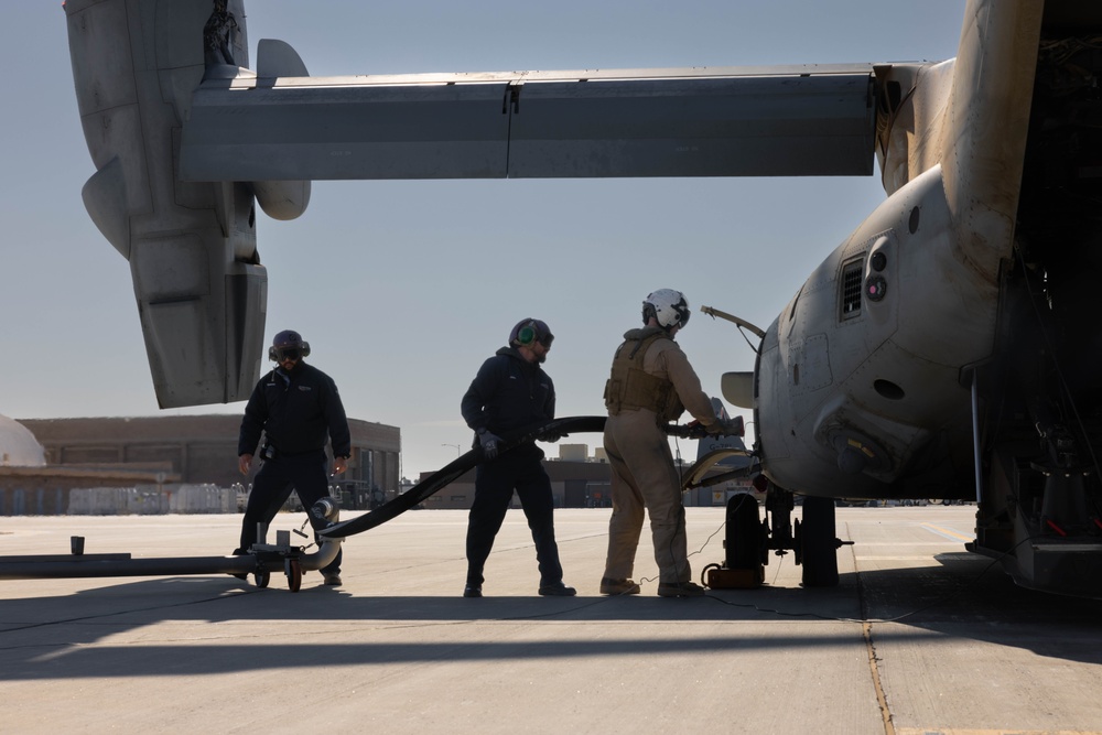 Marines with VMM-161 Conduct Day and Night Training