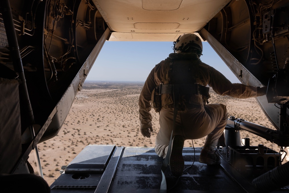 Marines with VMM-161 Conduct Day and Night Training