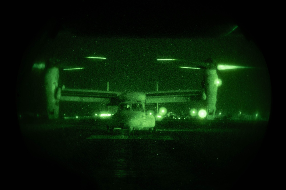 Marines with VMM-161 Conduct Day and Night Training