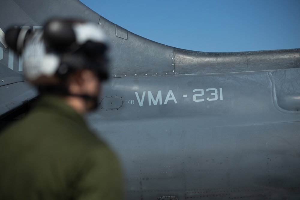 VMA-231 flight operations at NAF El Centro